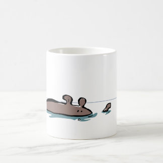Caneca De Café cofre forte na água