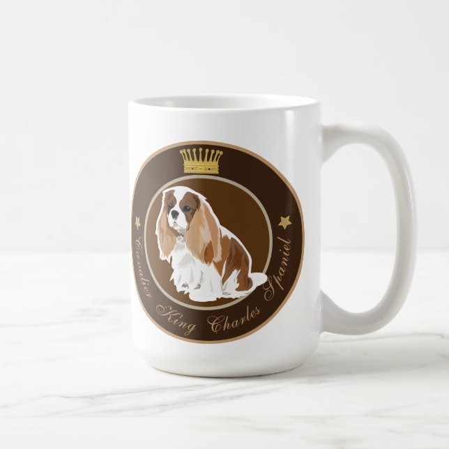 Caneca De Café Cog Cavalier King Charles Spaniel (Direita)