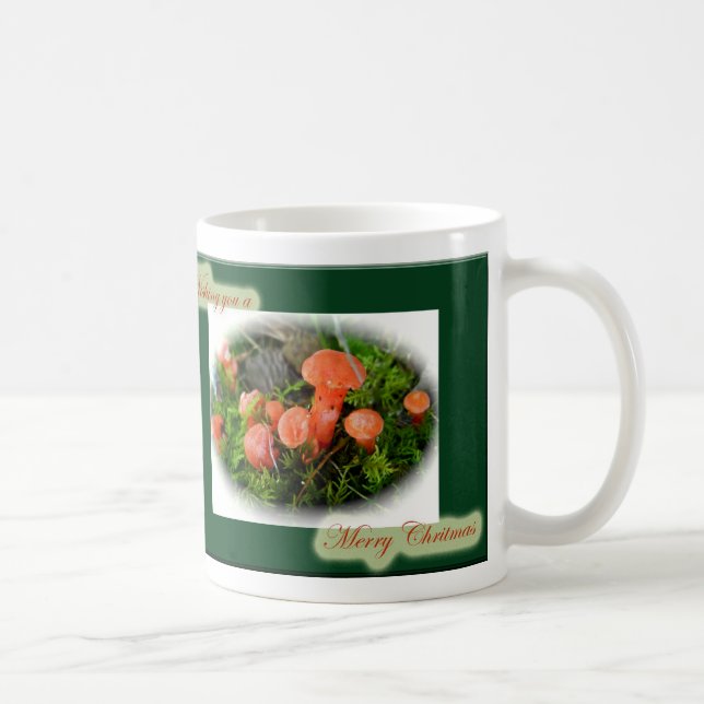 Caneca De Café Coguetes de Natal Pequenos Brilhantes (Direita)