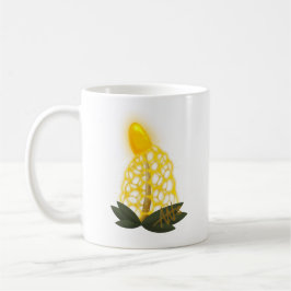 Caneca De Café Cogumelo Amarelo Magro de Véu Bridal