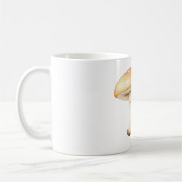 Caneca De Café Cogumelo Creme de Pêssego