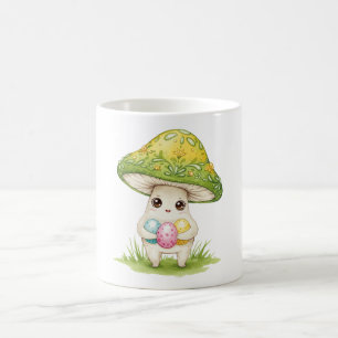 Caneca De Café Cogumelo de Páscoa