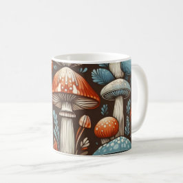 Caneca De Café Cogumelos Americana