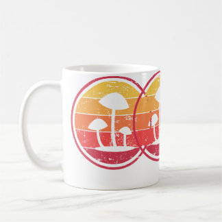 Caneca De Café Cogumelos Mágicos Psicodélicos Psiloci Retro Vint