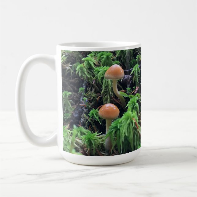 Caneca De Café Cogumelos Rainforest - 15 oz.Caneca (Esquerda)