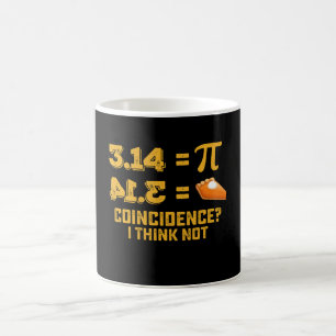 Caneca De Café Coincidência Eu Acho Que Não Pie Pi Day Math