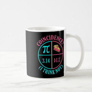 Caneca De Café Coincidência Pi Day Lover Professor de Matemática