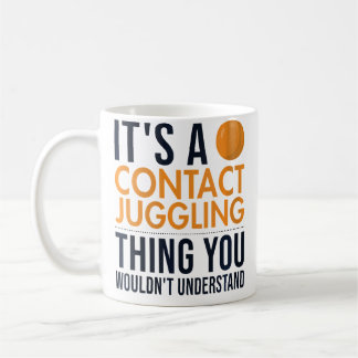 Caneca De Café Coisa De Malabarismo De Contato Feminino Bola Mala
