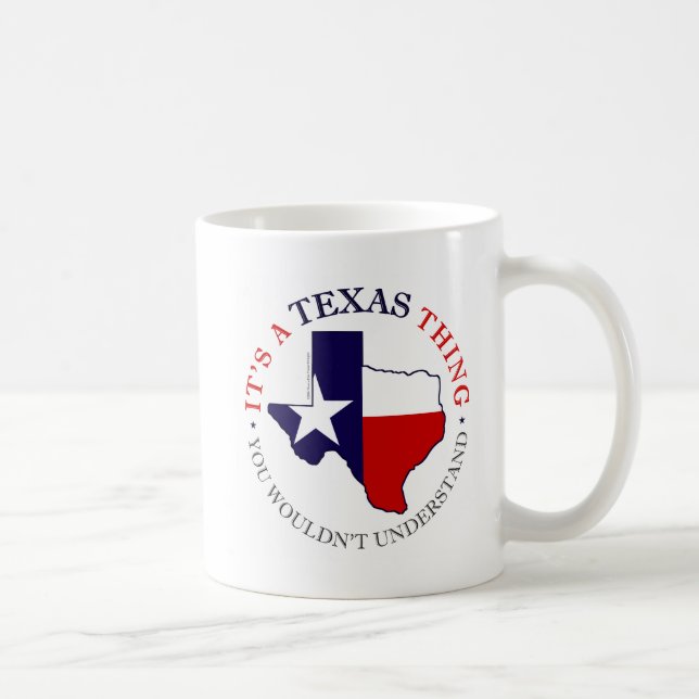 Caneca De Café Coisa de Texas (Direita)