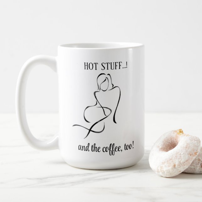 Caneca De Café Coisa Quente Café Mug (Com Donut)