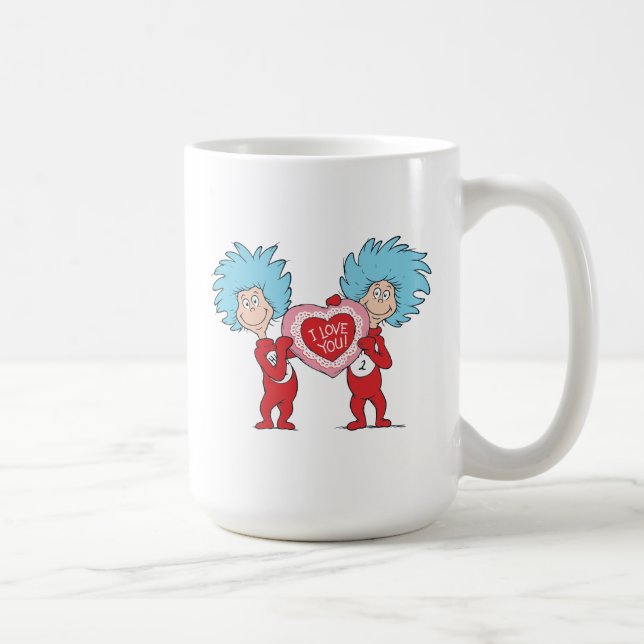 Caneca De Café Coisa Um Coisa Dois Eu Te Amo (Direita)