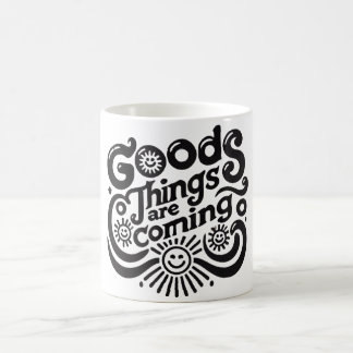 Caneca De Café coisas boas estão chegando