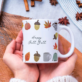 Caneca De Café Coisas de queda favoritas