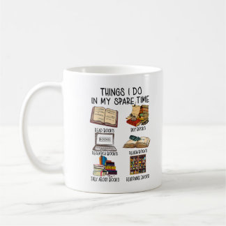 Caneca De Café Coisas Que Eu Faço Na Minha Bibliotecária Do Livro
