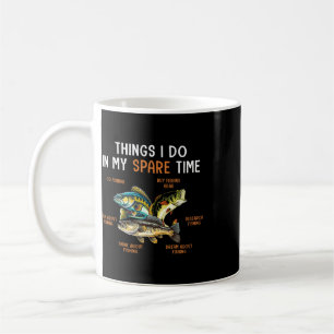 Caneca De Café Coisas que faço no meu tempo livre Coisas engraçad