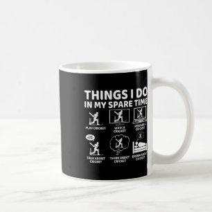 Caneca De Café Coisas que faço no meu tempo livre Fã engraçado de