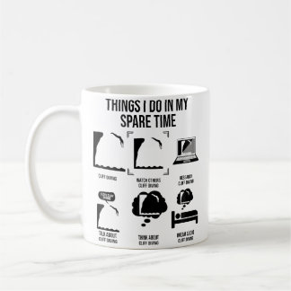 Caneca De Café Coisas que Faço no Meu Tempo Livre Salto de Penhas