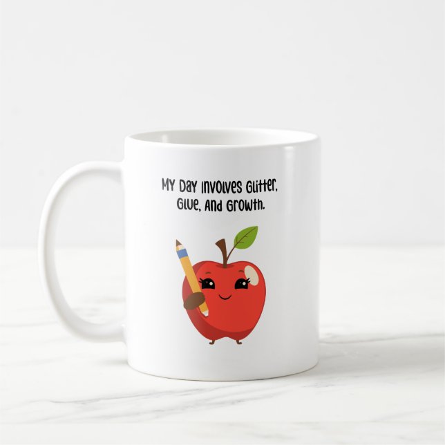 Caneca De Café Cola de Brilho Crescimento Assistente de Diversão  (Esquerda)