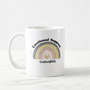 Caneca De Café Colaborador De Ajuda Emocional Para Divertimento