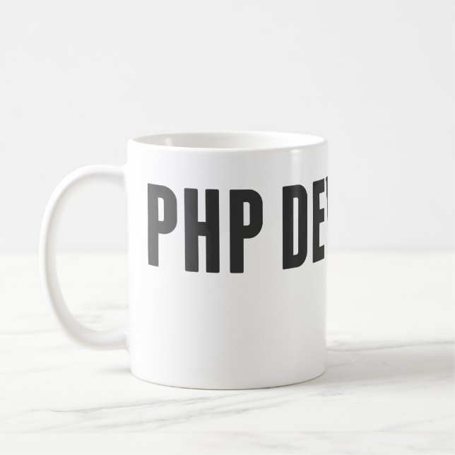 Caneca De Café Colaborador do PHP (Esquerda)