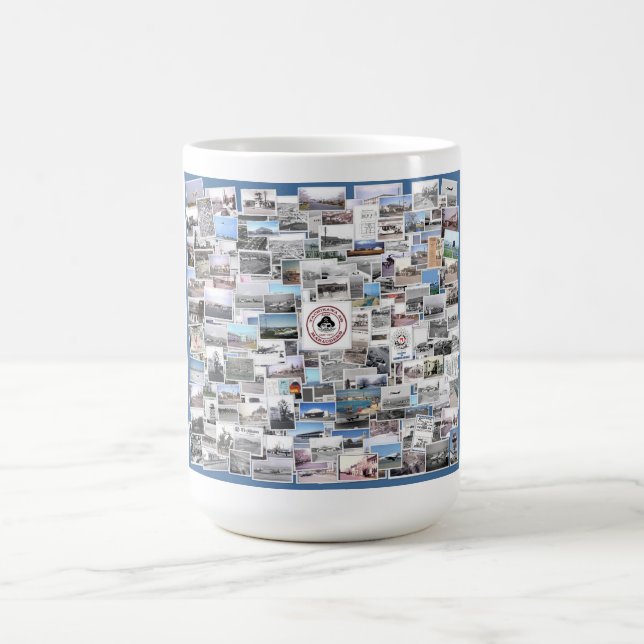 Caneca De Café Colagem da Base Aérea de Tachikawa, Japão, 1945-19 (Centro)