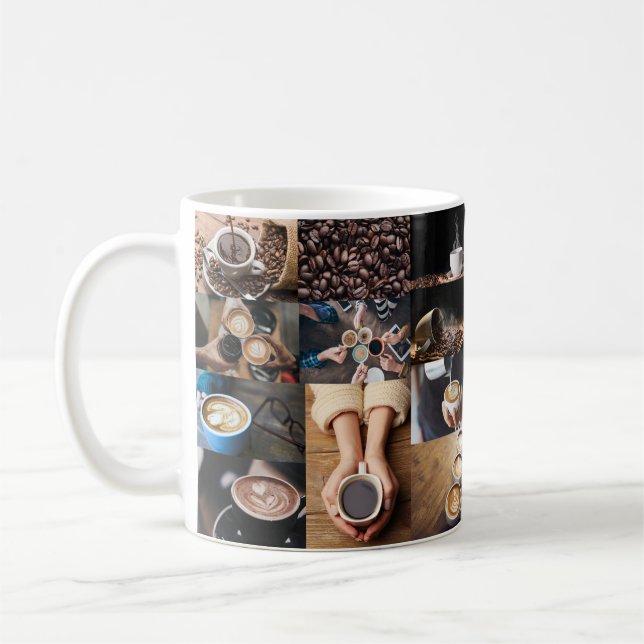 Caneca De Café Colagem de Café (Esquerda)