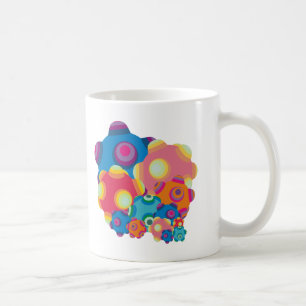Caneca De Café Colagem de ClumpBubble