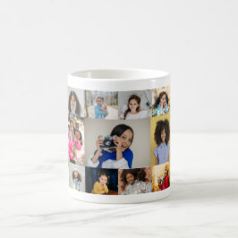 Caneca De Café Colagem de Fotos 11 design