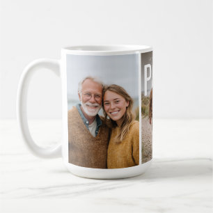 Caneca De Café Colagem de Fotos Amor Você Muito Papai PhotoPop