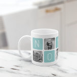 Caneca De Café Colagem de Fotos da Avó NONNA<br><div class="desc">Personalize esta fofa design de caneca moderna para celebrar a sua avó italiana favorita neste Dia de as mães, Natal ou aniversário! Design apresenta quadrados alternados de fotos e letras aqua turquesa bloqueia a ortografia "NONNA" em caracteres serif modernos. Adicione cinco das suas fotos quadradas favoritas (perfeito para o Instagram!)...</div>