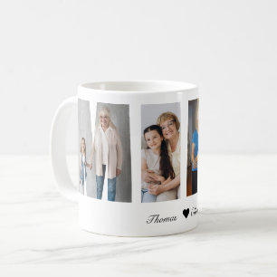 Caneca De Café Colagem de Fotos da Mimi Presente para a Vovó dos