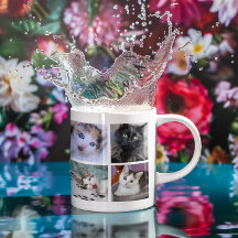 Colagem de Fotos de Animais de Estimação da Famíli