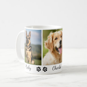 Caneca De Café Colagem de Fotos de Animais Personalizada para Ama
