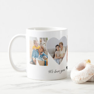 Caneca De Café Colagem de Fotos de Babá para Avó