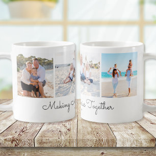 Caneca De Café Colagem de Fotos de Memórias Compartilhadas