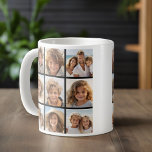 Caneca De Café Colagem de Fotos do Instagram com 9 fotos quadrada<br><div class="desc">Use suas fotos sem quadros nesta! Adicione suas fotos e instantâneos favoritos a esta faixa para obter um dispositivo de memória divertido. Uma maneira artística de mostrar seus melhores fotos de compartilhamento de fotos.</div>