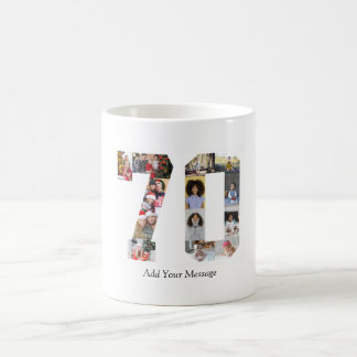 Caneca De Café Colagem de Fotos Número 70
