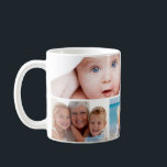 Caneca De Café Colagem de Fotos Personalizada<br><div class="desc">Comece seu dia com memórias que importam. Esta caneca personalizada de quatro imagens é a maneira perfeita de beber sua bebida favorita enquanto mostra suas faces favoritas. Personalize-o com quatro fotos acalentadas - pense em família, amigos, animais de estimação ou momentos especiais - e adicione um nome ou mensagem para...</div>