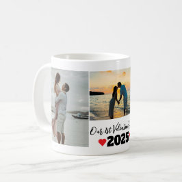 Caneca De Café Colagem de Fotos Personalizada do Primeiro Dia de 