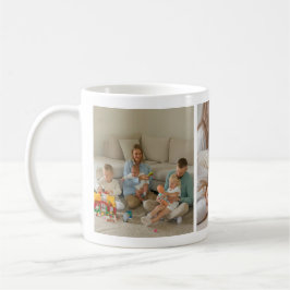 Caneca De Café Colagem de Fotos Personalizadas da Família