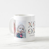 Colagem de Fotos XOXO 4 Floral Blush