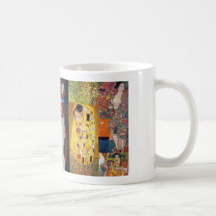 Caneca De Café Colagem de Klimt
