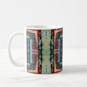 Caneca De Café Colagem de Livros