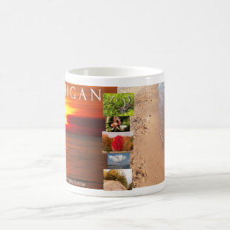 Caneca De Café Colagem de Michigan