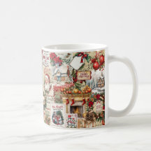Colagem de Natal Vintage