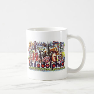 Caneca De Café Colagem de Philadelphfia