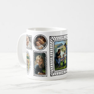 Caneca De Café Colagem de Quadros de Portas Personalizados 8-Foto