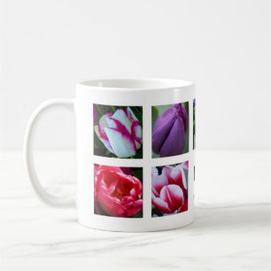 Caneca De Café Colagem de Tulipas #1 Mug