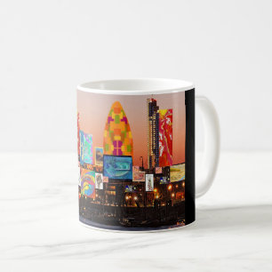 Caneca De Café Colagem em linha reta de Londres