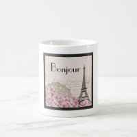 Colagem em Torre Eiffel de Bonjour Vintage com Flo